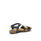 CAMILLA LEATHER SANDAL STONE