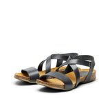 CAMILLA LEATHER SANDAL STONE