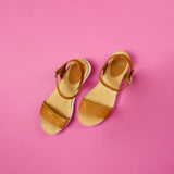 EDEN NUBUK SANDAL WHISKY