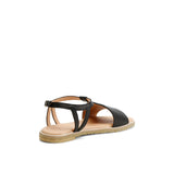 ELDORA LEATHER SANDAL BLACK