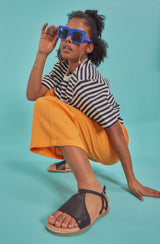 ELDORA LEATHER SANDAL BLACK