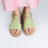 ELDORA LEATHER SANDAL KIWI