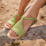 ELDORA LEATHER SANDAL KIWI