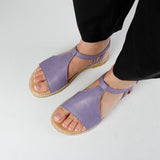 ELDORA LEATHER SANDAL LILA