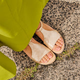ELDORA LEATHER SANDAL GOLD