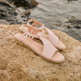 ELDORA LEATHER SANDAL ROSE