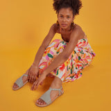 ELDORA LEATHER SANDAL SALBEI