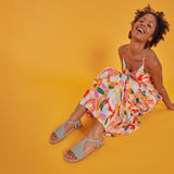 ELDORA LEATHER SANDAL SALBEI