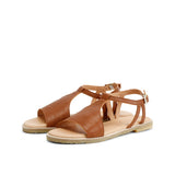 ELDORA LEATHER SANDAL WHISKY