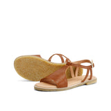 ELDORA LEATHER SANDAL WHISKY