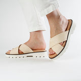 ELLA NUBUK SANDAL BEIGE