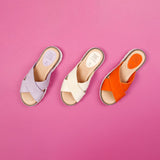 ELLA NUBUK SANDAL LILA