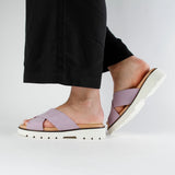 ELLA NUBUK SANDAL LILA