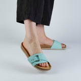 INKA NUBUK SANDAL AQUA