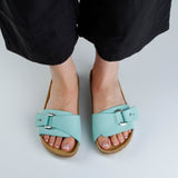 INKA NUBUK SANDAL AQUA