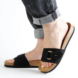 INKA NUBUK SANDAL BLACK