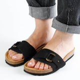 INKA NUBUK SANDAL BLACK