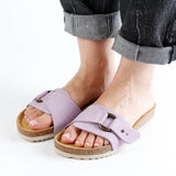 INKA NUBUK SANDAL LILA