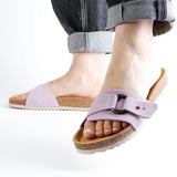 INKA NUBUK SANDAL LILA