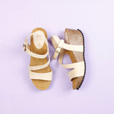 JILL NUBUK SANDAL BEIGE