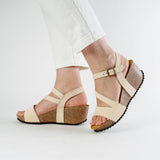JILL NUBUK SANDAL BEIGE