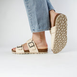 LUCA NUBUK SANDAL BEIGE