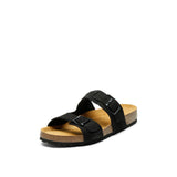 LUCA NUBUK SANDAL BLACK