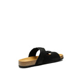 LUCA NUBUK SANDAL BLACK