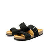 LUCA NUBUK SANDAL BLACK