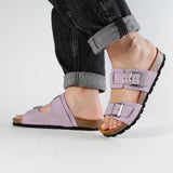 LUCA NUBUK SANDAL LILA