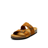 LUCA NUBUK SANDAL WHISKY