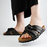 SENNA LEATHER SANDAL BLACK