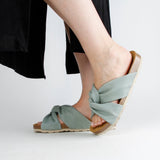 SENNA LEATHER SANDAL SALBEI