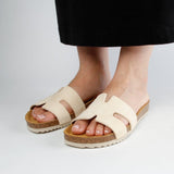 WILLOW NUBUK SANDAL BEIGE