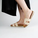 WILLOW NUBUK SANDAL BEIGE