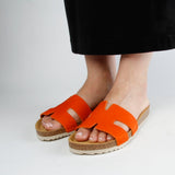 WILLOW NUBUK SANDAL ROST