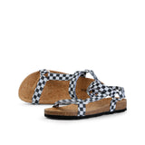 LEVI CHECK SANDAL BLACK