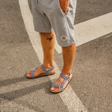 LEVI CHECK SANDAL BLACK