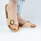 LINDA LEATHER SANDAL SAND