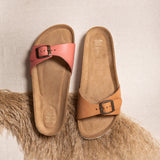 LINDA LEATHER SANDAL SAND