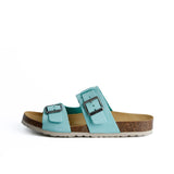 LUCA NUBUK SANDAL AQUA