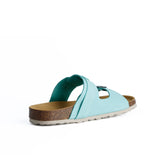 LUCA NUBUK SANDAL AQUA