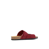 LUCA NUBUK SANDAL BORDO