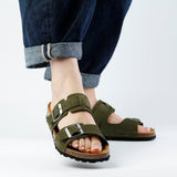 LUCA NUBUK SANDAL OLIVE