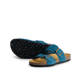 LUCA NUBUK SANDAL PETROL