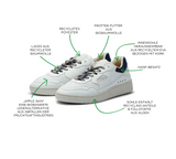 LEVEL APPLE HEMP SNEAKER MARINO