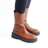 MAXI NAPPA BOOT HAZELNUT