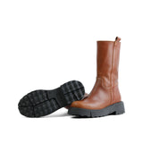 MAXI NAPPA BOOT HAZELNUT