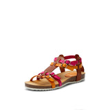 MEGAN LEATHER SANDAL FUCHSIA MULTI