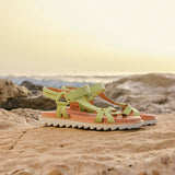 MIRA LEATHER SANDAL KIWI